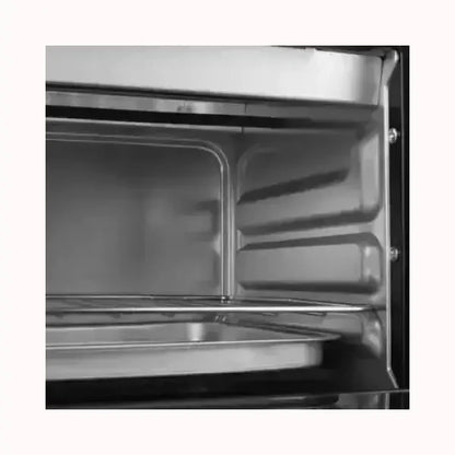 Interno del fornetto TRISTAR con griglia e teglia removibile in acciaio inox