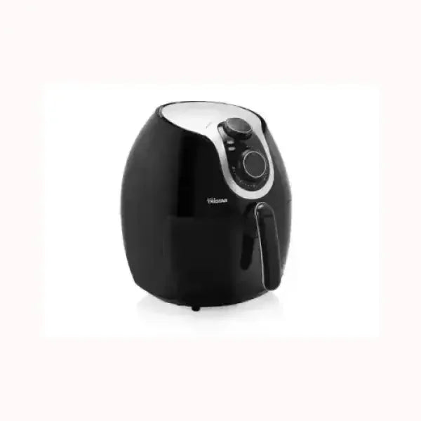Friggitrice ad aria Tristar nera con controllo manuale e design compatto per cucinare sano