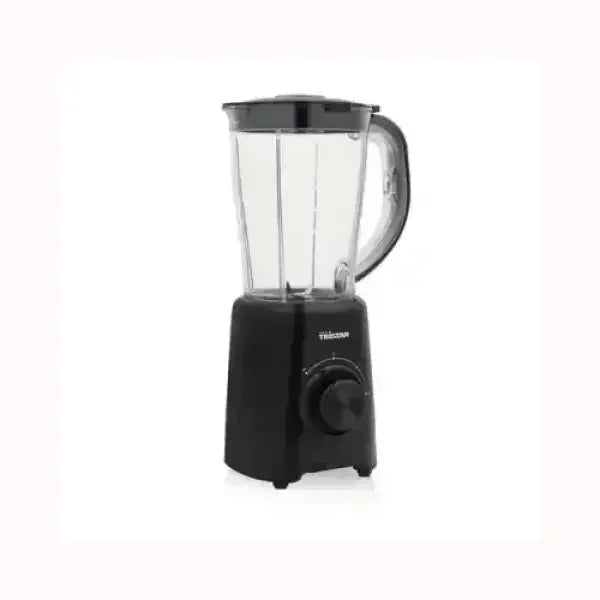 Frullatore nero TRISTAR con base compatta e controllo manuale per uso domestico