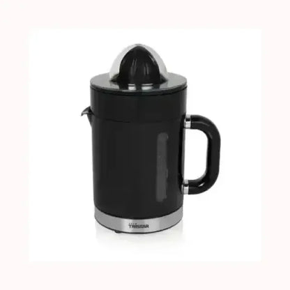 Spremiagrumi Tristar nero con design compatto e manico ergonomico per preparare succhi freschi