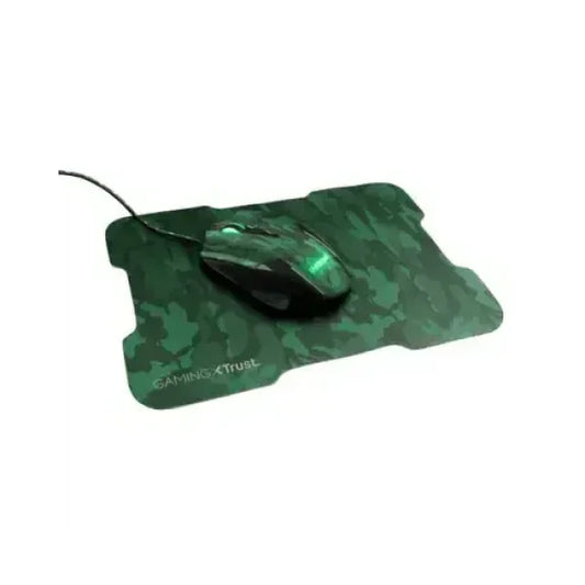 TRUST MOUSE GAMING OTTICO RIXA CAMO USB LED CON PAD 23611 Mouse