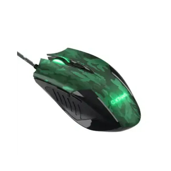 TRUST MOUSE GAMING OTTICO RIXA CAMO USB LED CON PAD 23611 Mouse