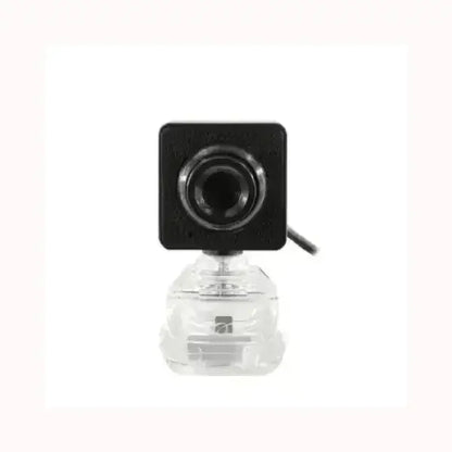 WEBCAM Xtreme nera con base trasparente compatta e design moderno per videochiamate