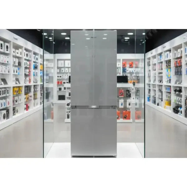 Frigorifero Whirlpool frigo combinato in acciaio inox con design elegante e spazio interno ottimizzato