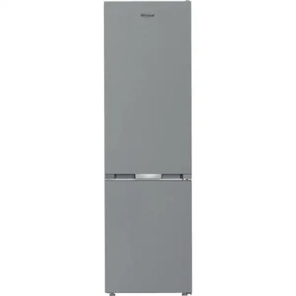 Frigorifero combinato Whirlpool in colore grigio con design moderno e doppia porta