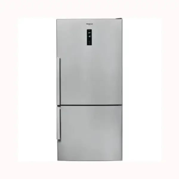 Frigorifero Whirlpool a doppia porta in acciaio inox con display digitale frontale