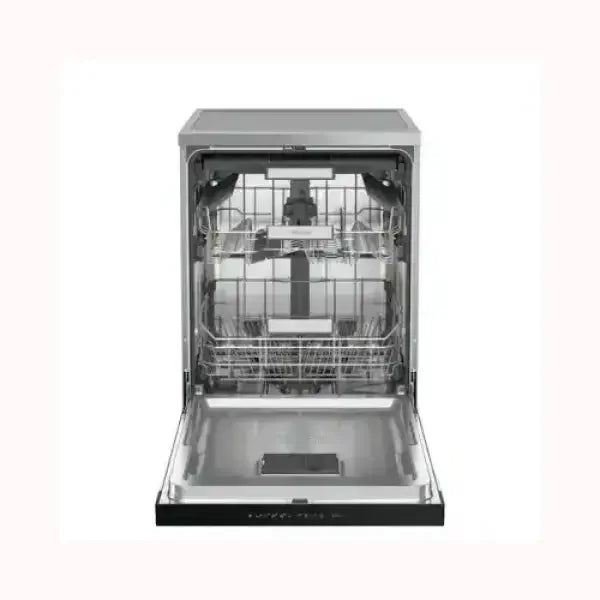 Lavastoviglie WHIRLPOOL in acciaio inox con cestelli regolabili e apertura frontale completa