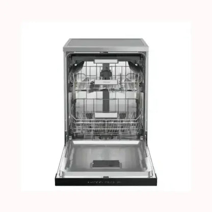 Lavastoviglie WHIRLPOOL in acciaio inox con cestelli regolabili e apertura frontale completa
