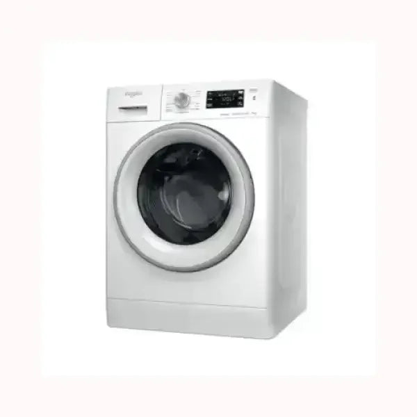 Lavatrice WHIRLPOOL bianca a carica frontale con display digitale e selettore di programmi