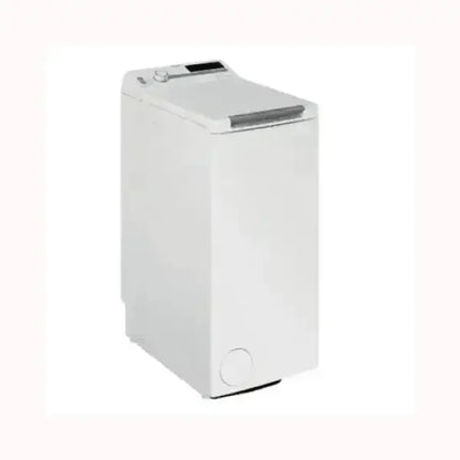 Lavatrice WHIRLPOOL carica dallalto bianca con pannello di controllo digitale e manopola