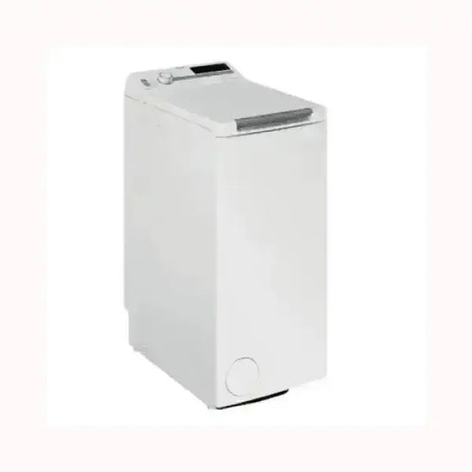 Lavatrice WHIRLPOOL carica dallalto bianca con pannello di controllo digitale e manopola