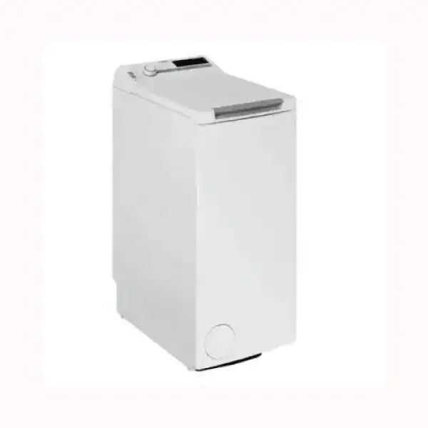 Lavatrice verticale WHIRLPOOL bianca con carica dallalto e display digitale