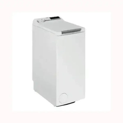 Lavatrice verticale WHIRLPOOL bianca con carica dallalto e display digitale