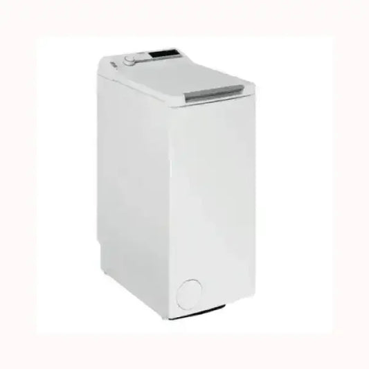 Lavatrice verticale WHIRLPOOL bianca con carica dallalto e display digitale