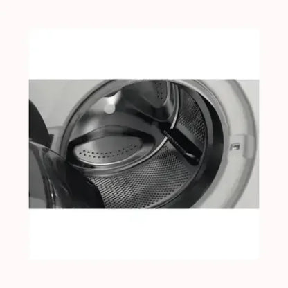 Interno tamburo lavatrice WHIRLPOOL con porta aperta e cestello in acciaio inox