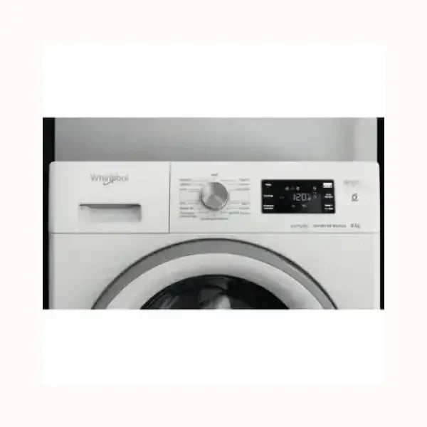 Lavatrici WHIRLPOOL con display digitale e manopola di selezione programmi in colore bianco
