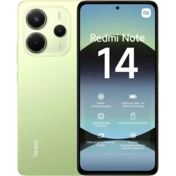 Xiaomi Redmi Note 14 6+128GB 6.67" 4G Lime Green EU Smartphone