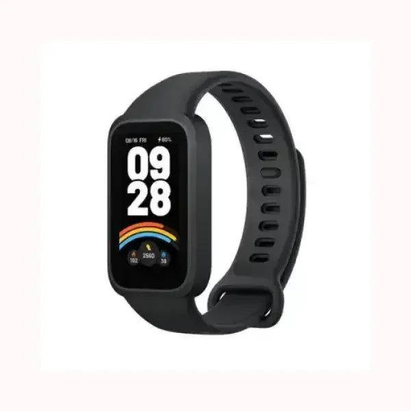 Xiaomi Smart Band 9 smartband nera con display rettangolare e cinturino regolabile