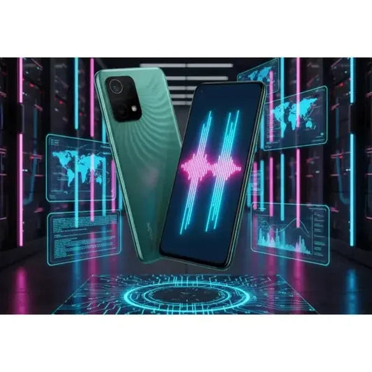 Smartphone Xiaomi in verde con design moderno e display brillante per prestazioni elevate
