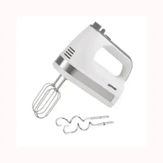 Frullatore a mano ZEPHIR bianco con accessori per impastare e sbattere gli ingredienti