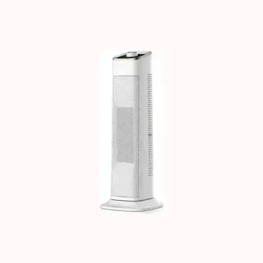 Stufa elettrica ZEPHIR verticale bianca con design compatto e moderno per riscaldamento domestico
